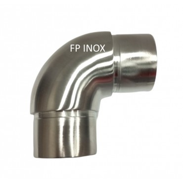 Coude inox satinée - coude, pour