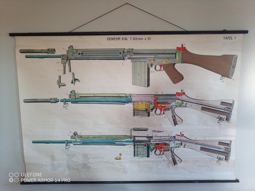 Tableau didactique gewehr kal - didactique,