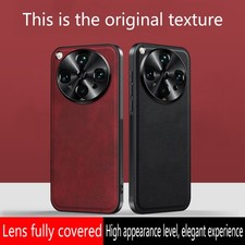 For OPPO Find X8 Ultra, Luxury Shockproof Retro Leather Soft TPU Case Cover