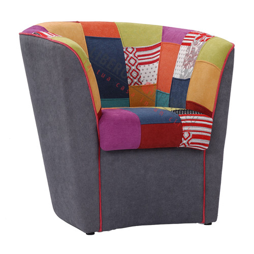 Fauteuil valentina tissu - fauteuil,