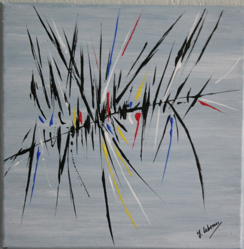 Tableau peinture abstrait - tableau,