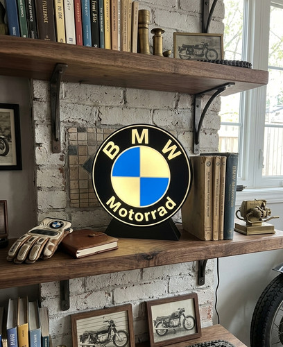 Enseigne lumineuse bmw - enseigne,