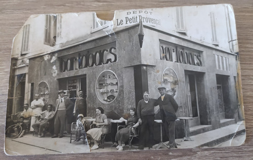 Cpa bar tabac petit - cpa,