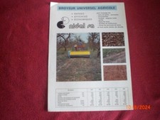 ADVERTISING PROSPECTUS UNIVERSAL CRUSHER NIDAL SA