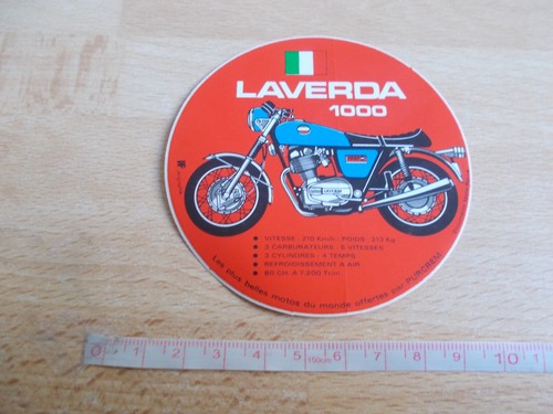 Autocollant vintage laverda - vintage,