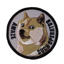 Doge Meme à Repasser Patch