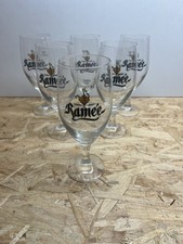 Lot of 6 Ramée beer glasses 33cl