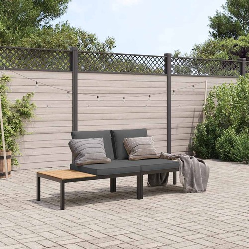 Salon jardin avec coussins - salon,
