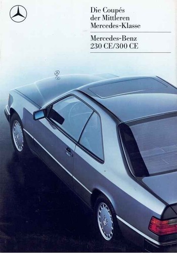 Brochure mercedes c124 coupé - mercedes,