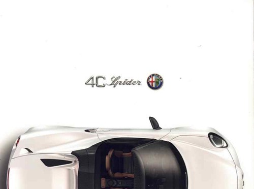 Catalogue brochure alfa - alfa, romeo