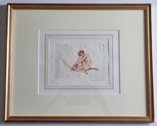 Lithographie originale suzanne - lithographie,