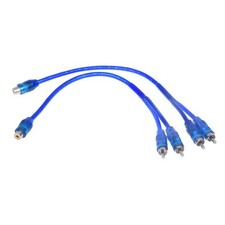 Adaptateurs cable ampli Splitter RCA 1 femelle - 2 males audio cable sono