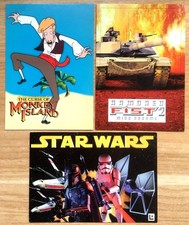 3x CARTES POSTALES 1997 THE