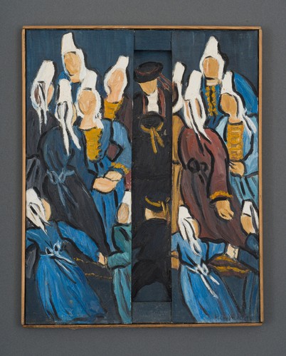 Huile sur toile par - , rené