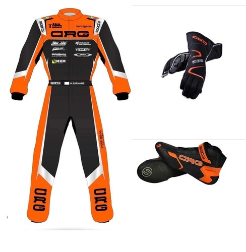 Crg kart racing - crg, suit,boots