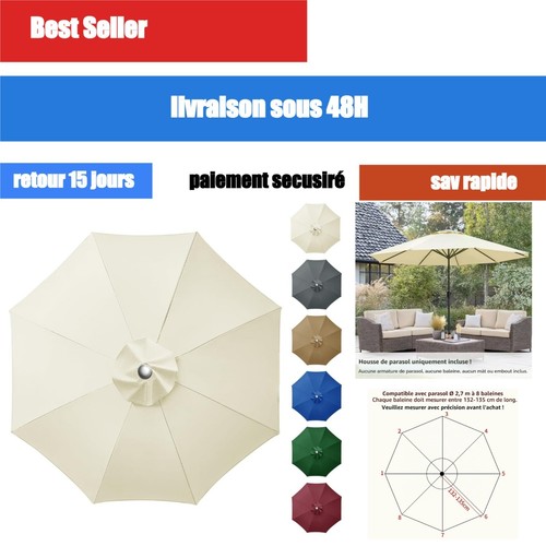 Housse rechange parasol 7 - de,