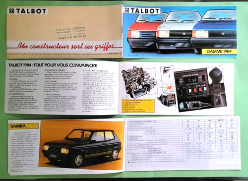 Talbot samba cabriolet - samba,