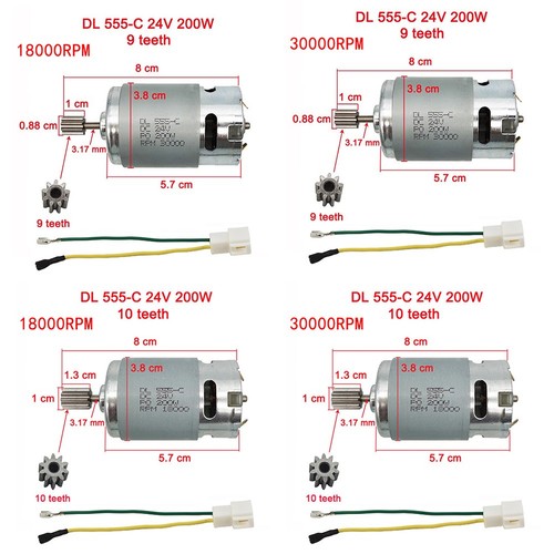 555 24v moteur - c, grande