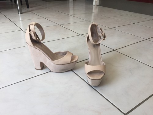Sandales compensées zara - sandales,