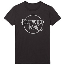 Fleetwood Mac 'Classic Logo' (Noir) T-Shirt - NOUVEAU ET OFFICIEL!