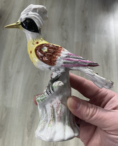 Bel oiseau huppé porcelaine - oiseau,