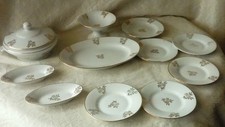 LG & CIE DOLL 11 PIECE HARD PORCELAIN DINNERWARE SET**