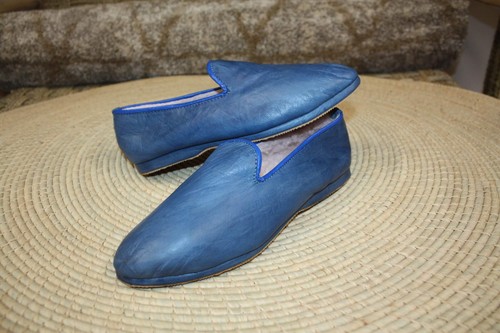 Chaussons cuir chaud - -,