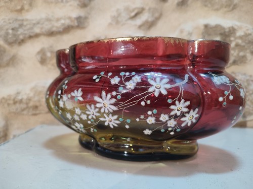 Jardinière verre richement - en,