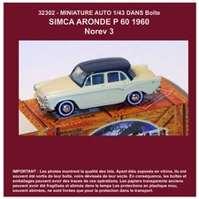 1524 MINIATURE SIMCA ARONDE