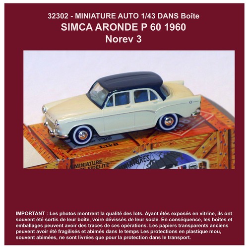 1524 miniature simca - miniature, aronde