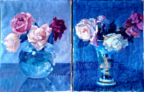 Deux anciens tableaux - anciens, huiles