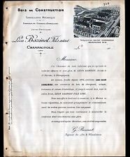CHAMPAGNE (39) WOODEN BOX FACTORY & COOPERAGE ""Léon BAZINET"" in 1909