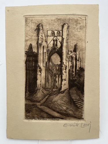 Gravure eau forte - eau,