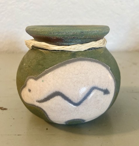 Raku art pottery mini - raku,