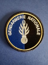GENDARMERIE - ECUSSON BRODE ROND - GENDARMERIE NATIONALE