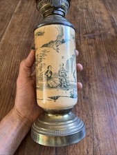 Oil Lamp Painted Earthenware Decorations Character & Insects China & Asia Asia