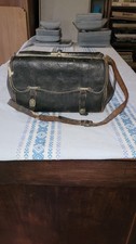 Sac à main cuir marron vintage ancien femme rétro a nettoyer et restaurer
