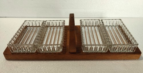 Plateau serviteur bois ancien - plateau,