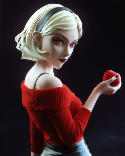 Sabrina figurine résine - -,