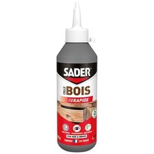 Colle à bois prise rapide – 250 g – Biberon applicateur - Sader