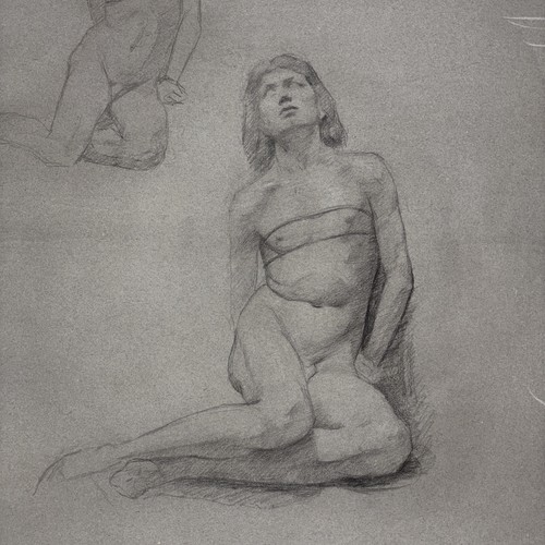 Grand dessin ancien crayon - grand,