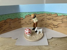Figurine Tintin coffret scène