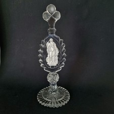 BACCARAT CRISTALLO CÉRAME Sainte Catherine Grand Ornement Signé DESPREZ XIXè