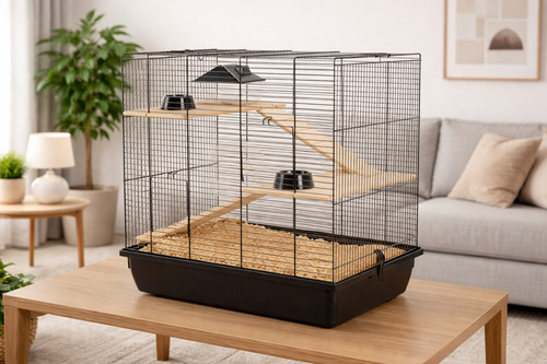 Cage hamster souris - a,