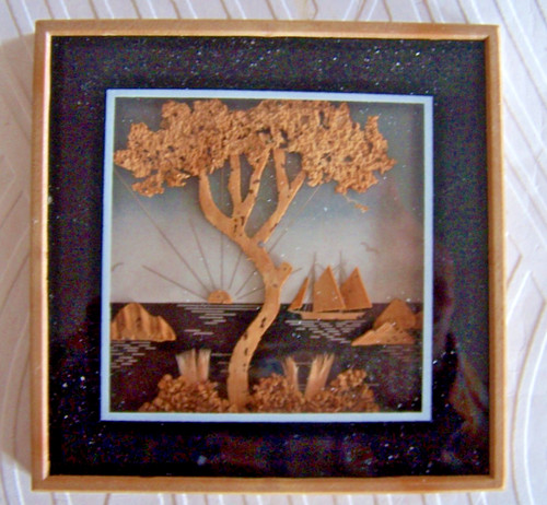 Tableau cadre paysage marin