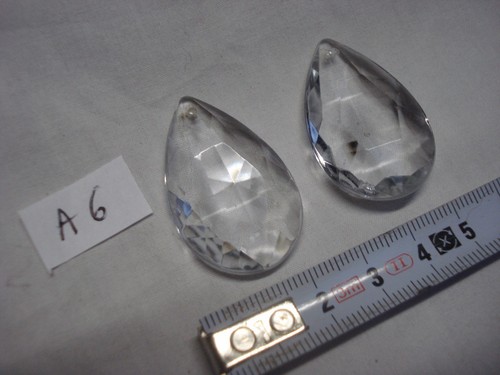 Pampilles lustre verre - pampilles, en