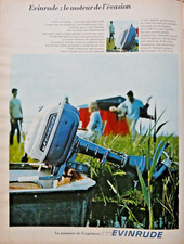 1967 EVINRUDE ENGINES PRESS ADVERTISEMENT the power of experience