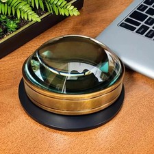 Loupe de bureau en verre lourd