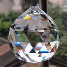 Boule de cristal transparente
