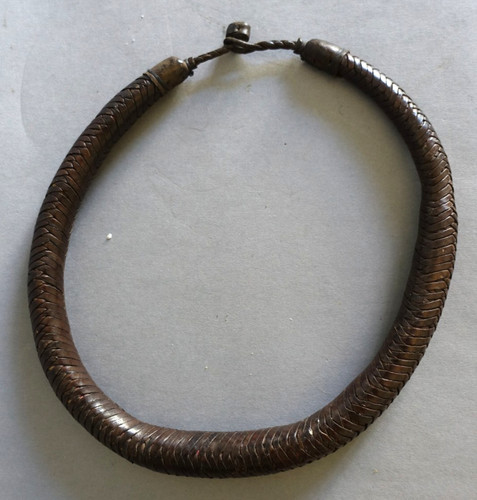 Collier ethnique cuir - collier,